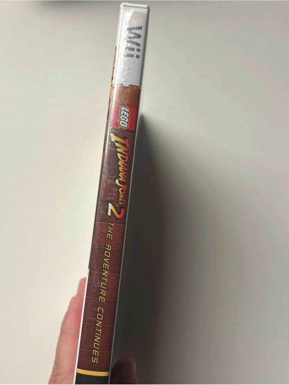 LEGO Indiana Jones 2 Wii - Brown and‎ Gold Cover